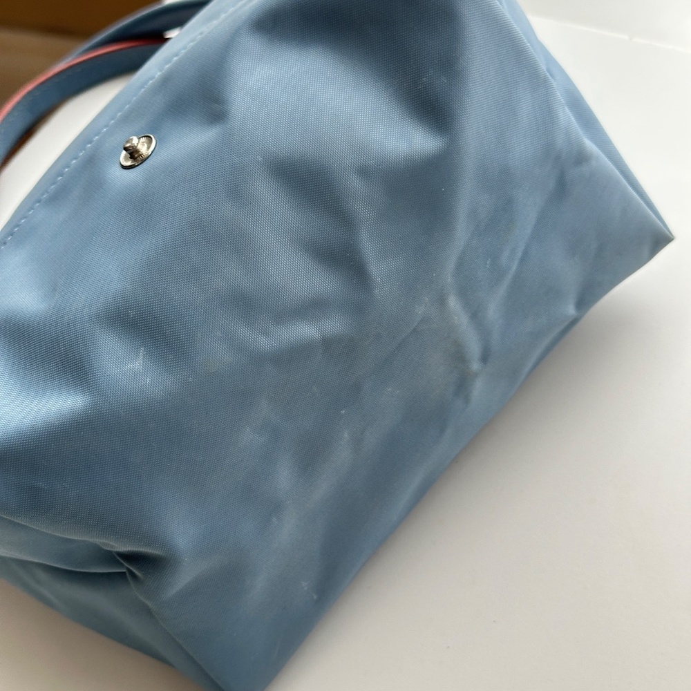 Longchamp le pliage Blue Medium Size Tote Bag Hand Bag - Picture 6 of 10